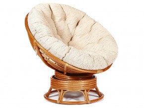 Кресло-качалка Papasan w 23/01 B с подушкой Cognac, ткань Старт в Туринске - turinsk.magazin-mebel74.ru | фото