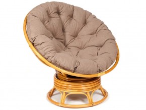 Кресло-качалка Papasan w 23/01 B с подушкой Honey, экошерсть Коричневый в Туринске - turinsk.magazin-mebel74.ru | фото