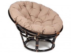 Кресло Papasan 23/01 W с подушкой Antique brown, экошерсть Коричневый в Туринске - turinsk.magazin-mebel74.ru | фото