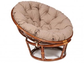 Кресло Papasan 23/01 W с подушкой Pecan, экошерсть Коричневый в Туринске - turinsk.magazin-mebel74.ru | фото