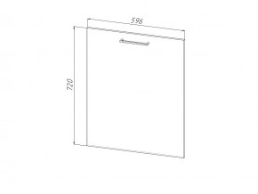 П 60 Комплект для посудомоечной машины 600 мм (цоколь + фасад) ЛДСП в Туринске - turinsk.magazin-mebel74.ru | фото