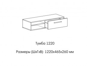 Тумба 1220 (низкая) в Туринске - turinsk.magazin-mebel74.ru | фото